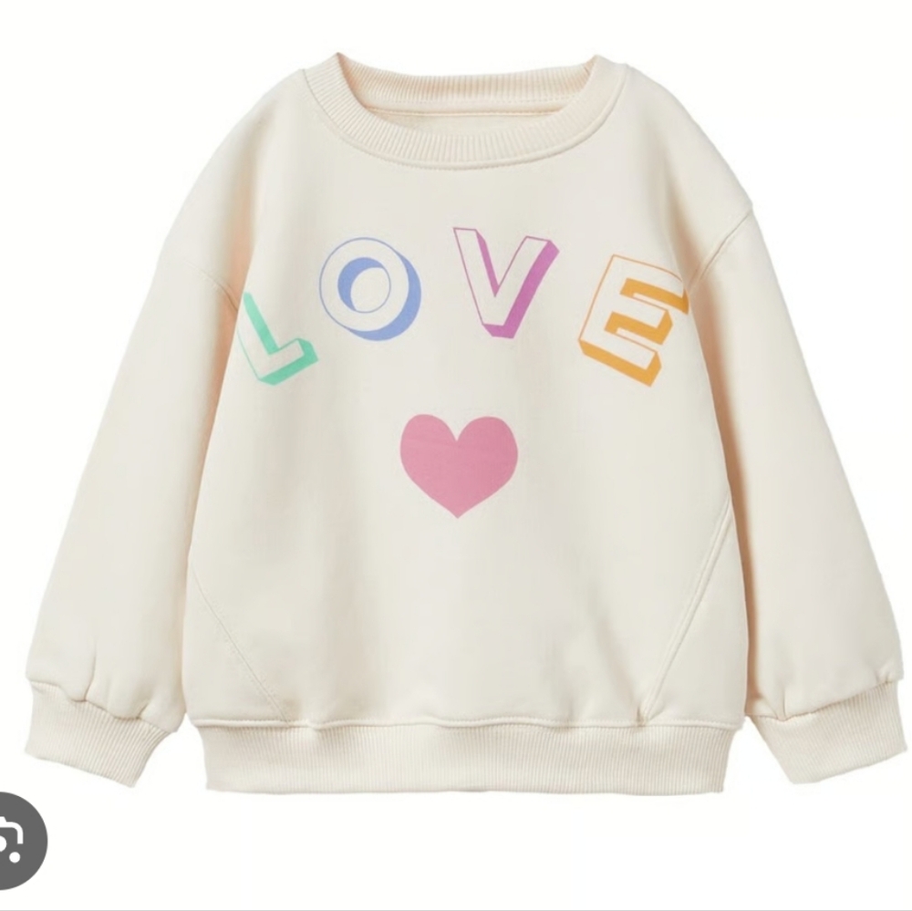 2/$20 ✨Zara LOVE Sweatshirt